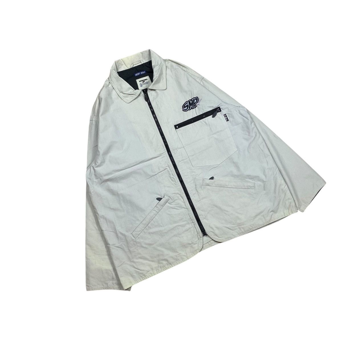 Shorty's Skateboards × Vintage Vintage SMP Skateboards Delfy 1000 Nylon Mixer Work Jacket Size US M / EU 48-50 / 2 - 5 Thumbnail