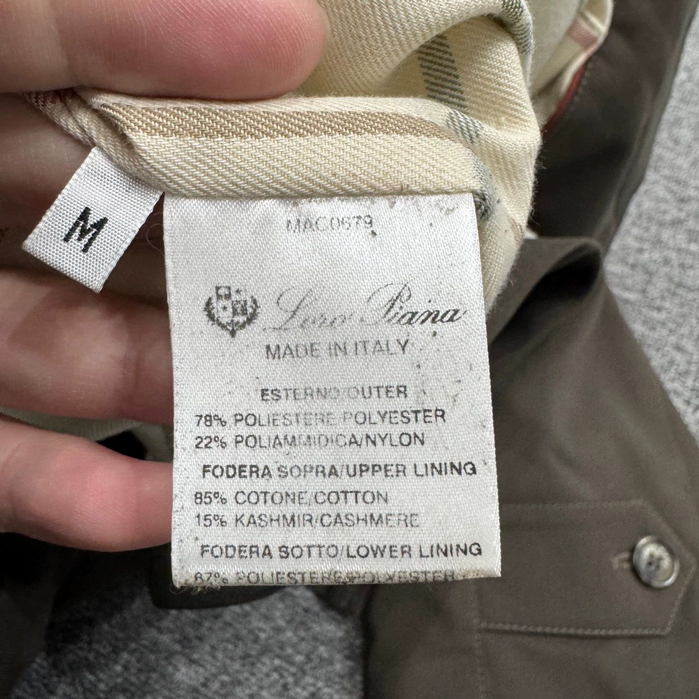 Loro Piana Loro Piana Storm System Nylon Olive Jacket M Size US M / EU 48-50 / 2 - 4 Thumbnail