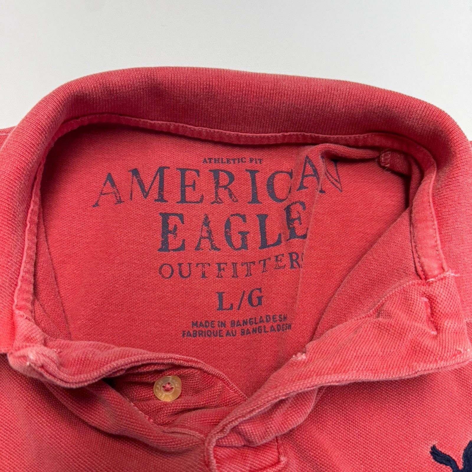 American Eagle Outfitters American Eagle Outfitters Polo Shirt Mens Large 22.5x27 Athl Size US L / EU 52-54 / 3 - 6 Thumbnail