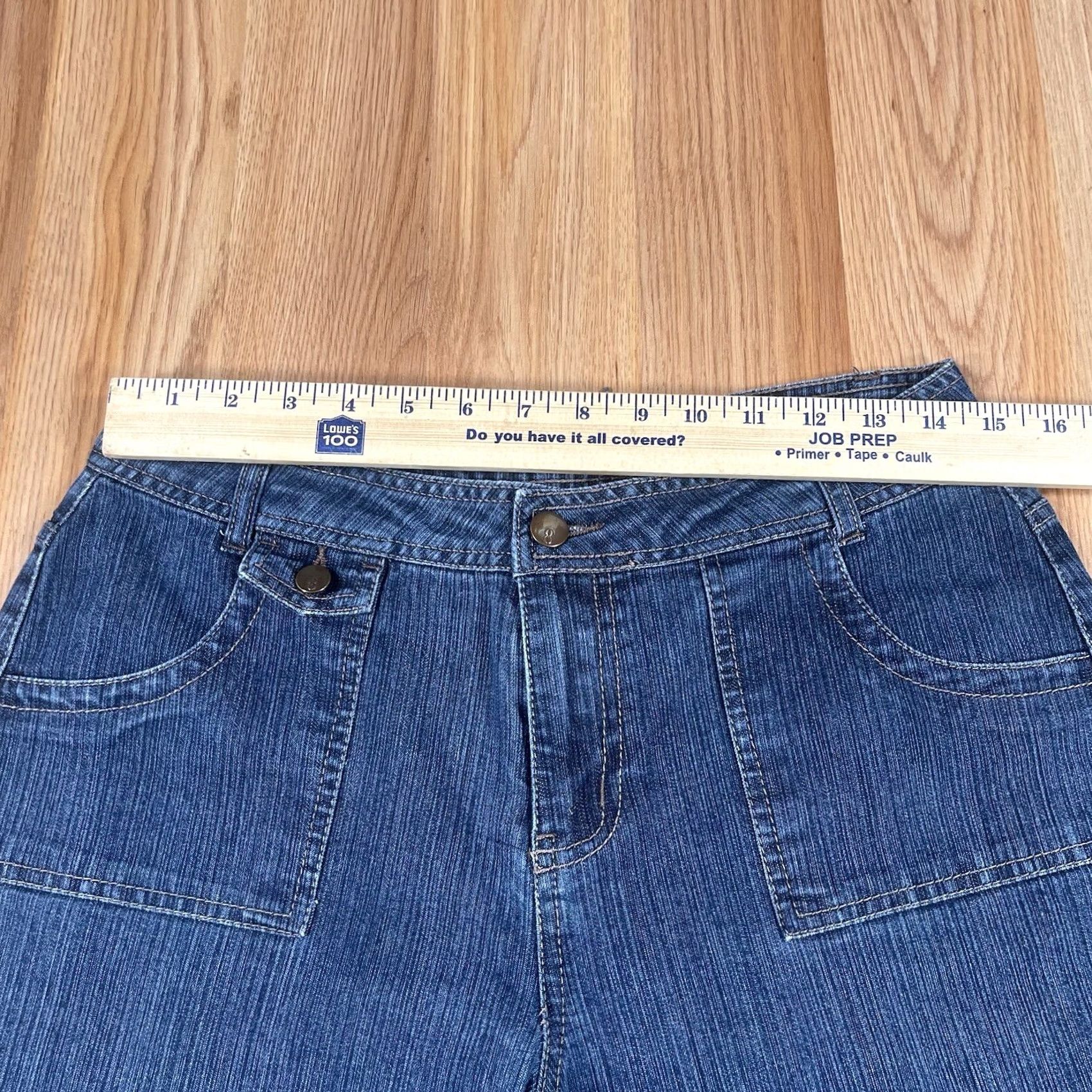 Bill Blass Bill Blass Jeans Womens 8 Bootcut High Rise Blue Denim Pants CottonBlend Size 30" / US 8 / IT 44 - 3 Thumbnail