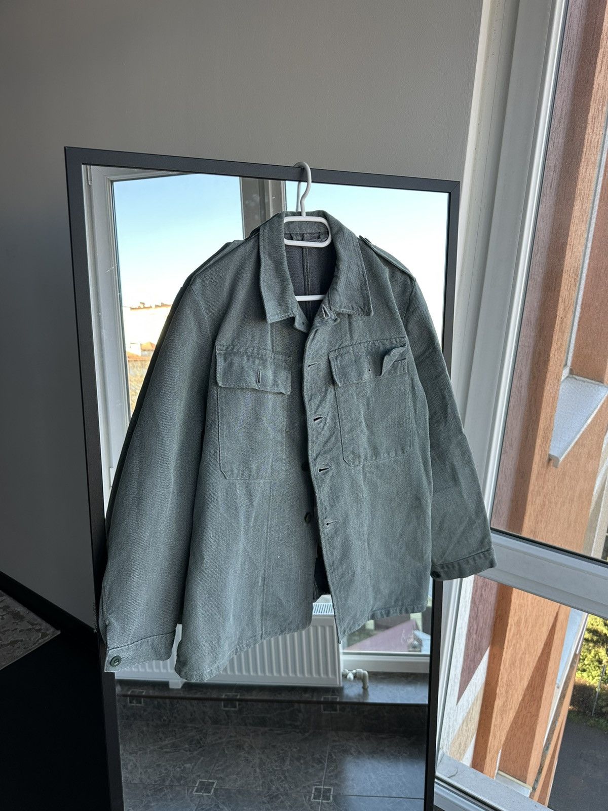 Other Vintage Swiss Army Military Jacket Twill Jacket 1950s/60s Size US L / EU 52-54 / 3 - 2 Thumbnail