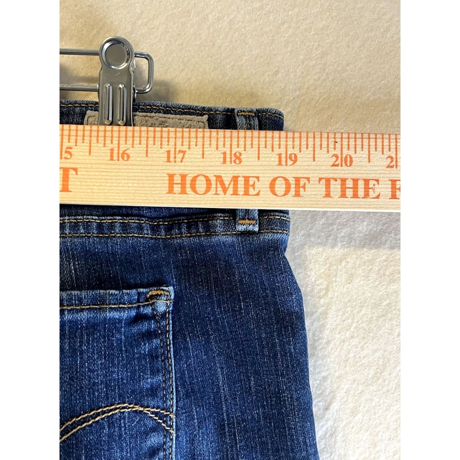 Vintage Signature by Levi Strauss Jeans Womens 20 Blue Skinny Denim Medium Size 42" / US 20 - 3 Thumbnail