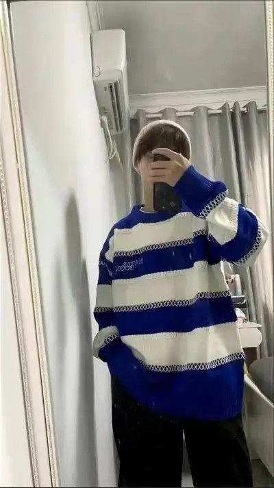 Other Sweater Autumn Winter Oversize Stripes Size US XL / EU 56 / 4 - 1 Thumbnail