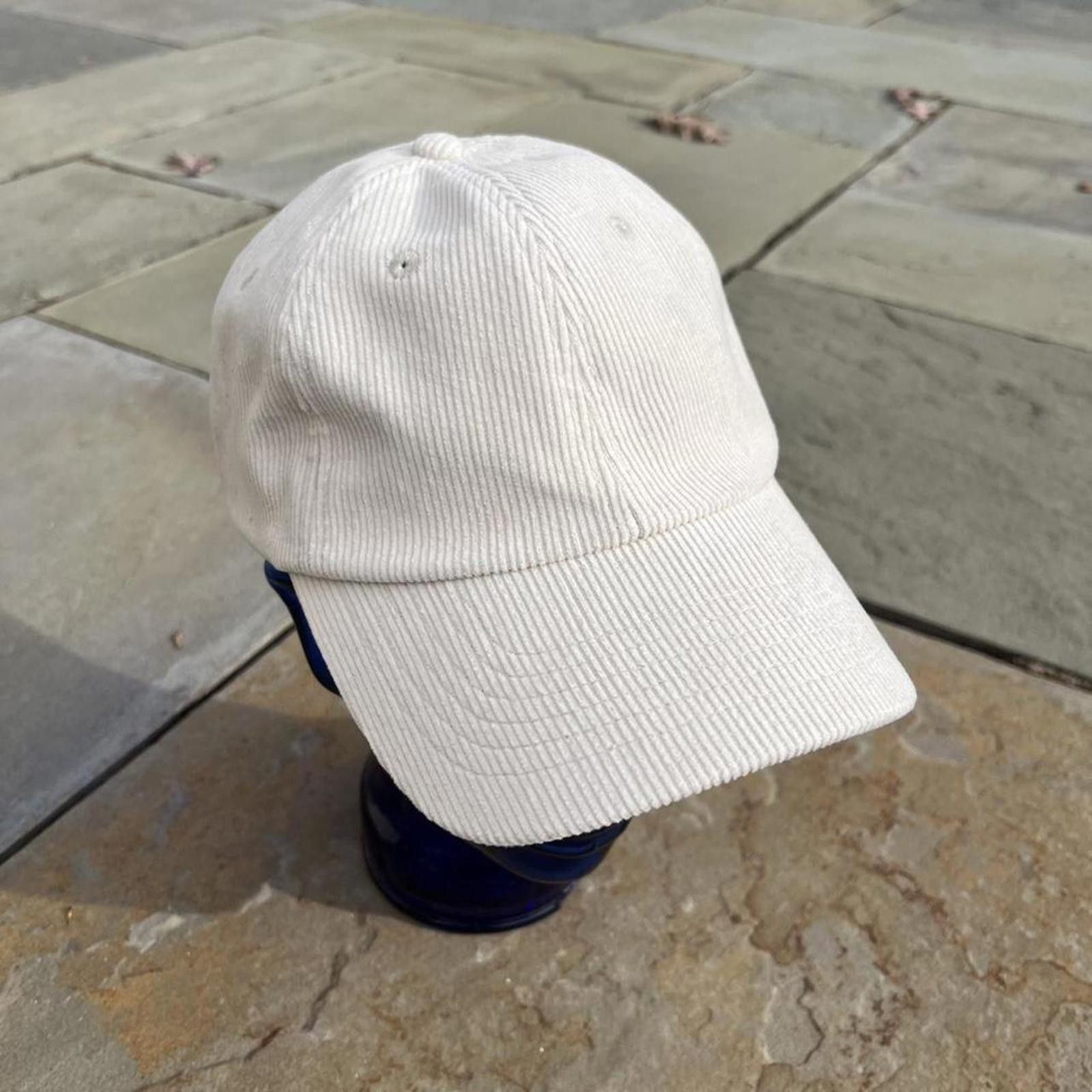 Other Cream Off White Corduroy Strapback Dad Hat Size ONE SIZE - 1 Thumbnail