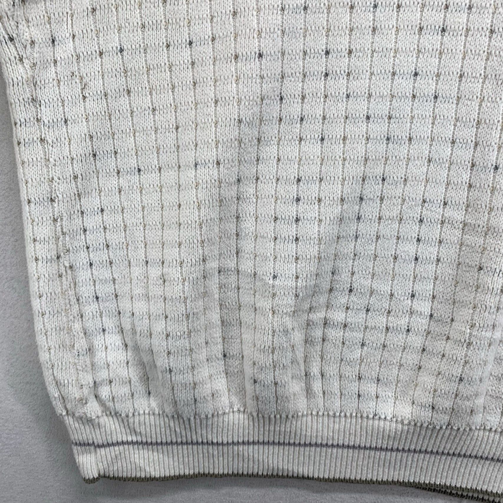 Olive VINTAGE Cypress Links Men's Sweater Vest 2XL Knit Sleeveless V-Neck Casual Travel All Seasons Olive Ivory Geometric 80s 90s Preppy Size US XXL / EU 58 / 5 - 4 Thumbnail