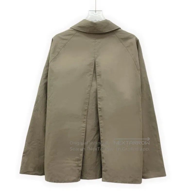 Fendi Fendi Chestnut Linen Lapel Long-Sleeve Windbreaker Jacket Size US M / EU 48-50 / 2 - 2 Thumbnail