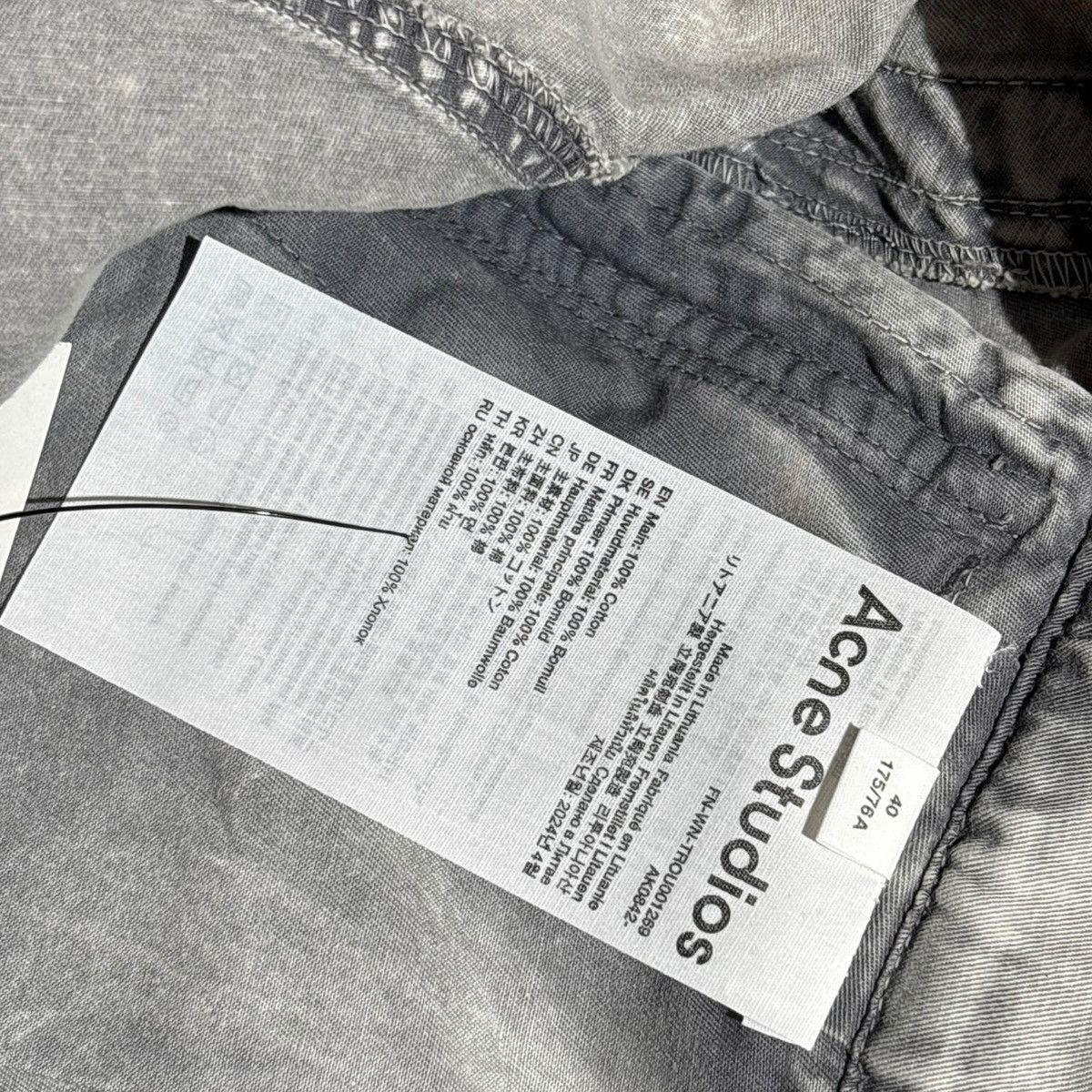 Acne Studios Wide leg holster strap cargo pant Size US 32 / EU 48 - 5 Thumbnail