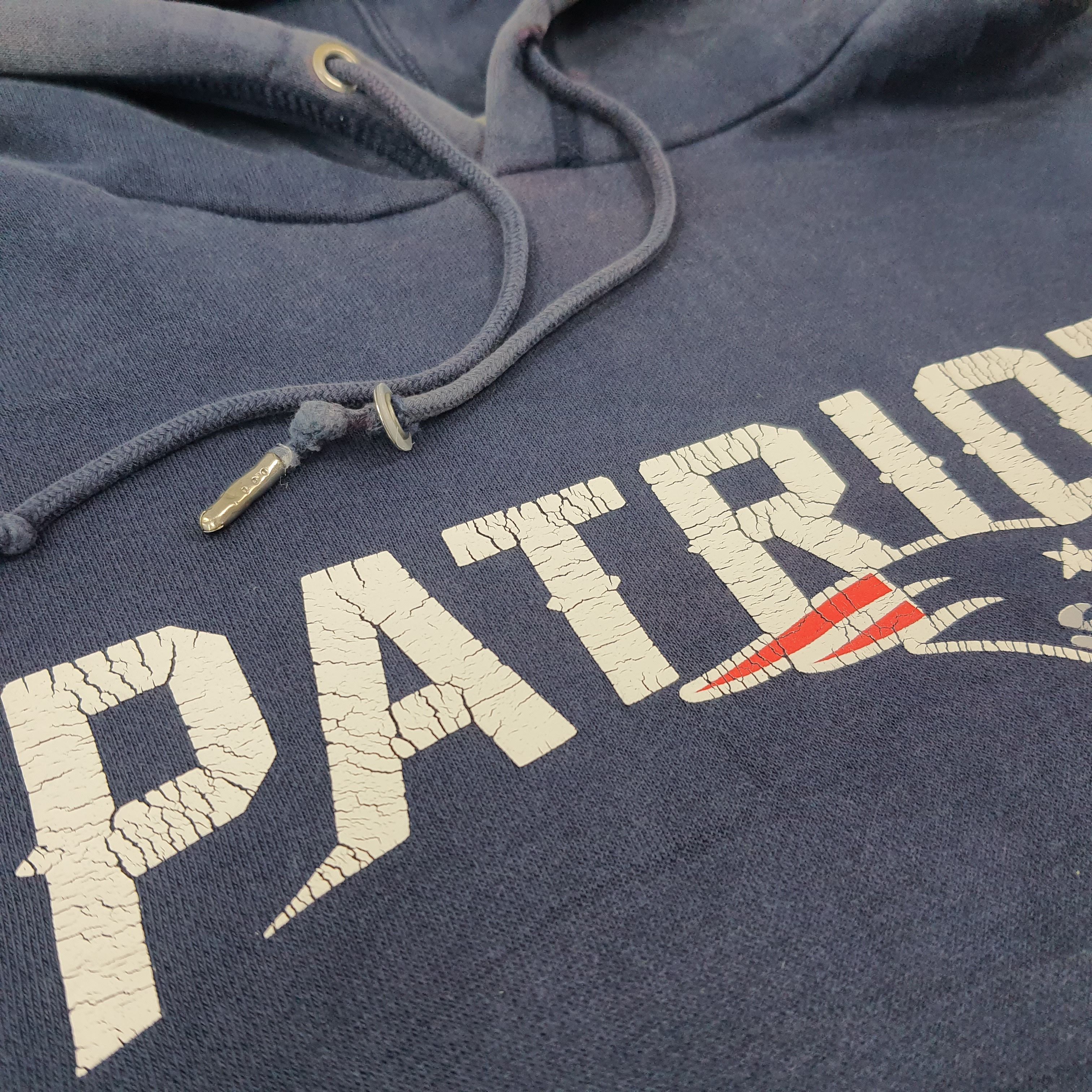 Nike × Vintage Vintage Nike Patriots USA Sports Hoodie C215N25 Size US XXL / EU 58 / 5 - 2 Thumbnail