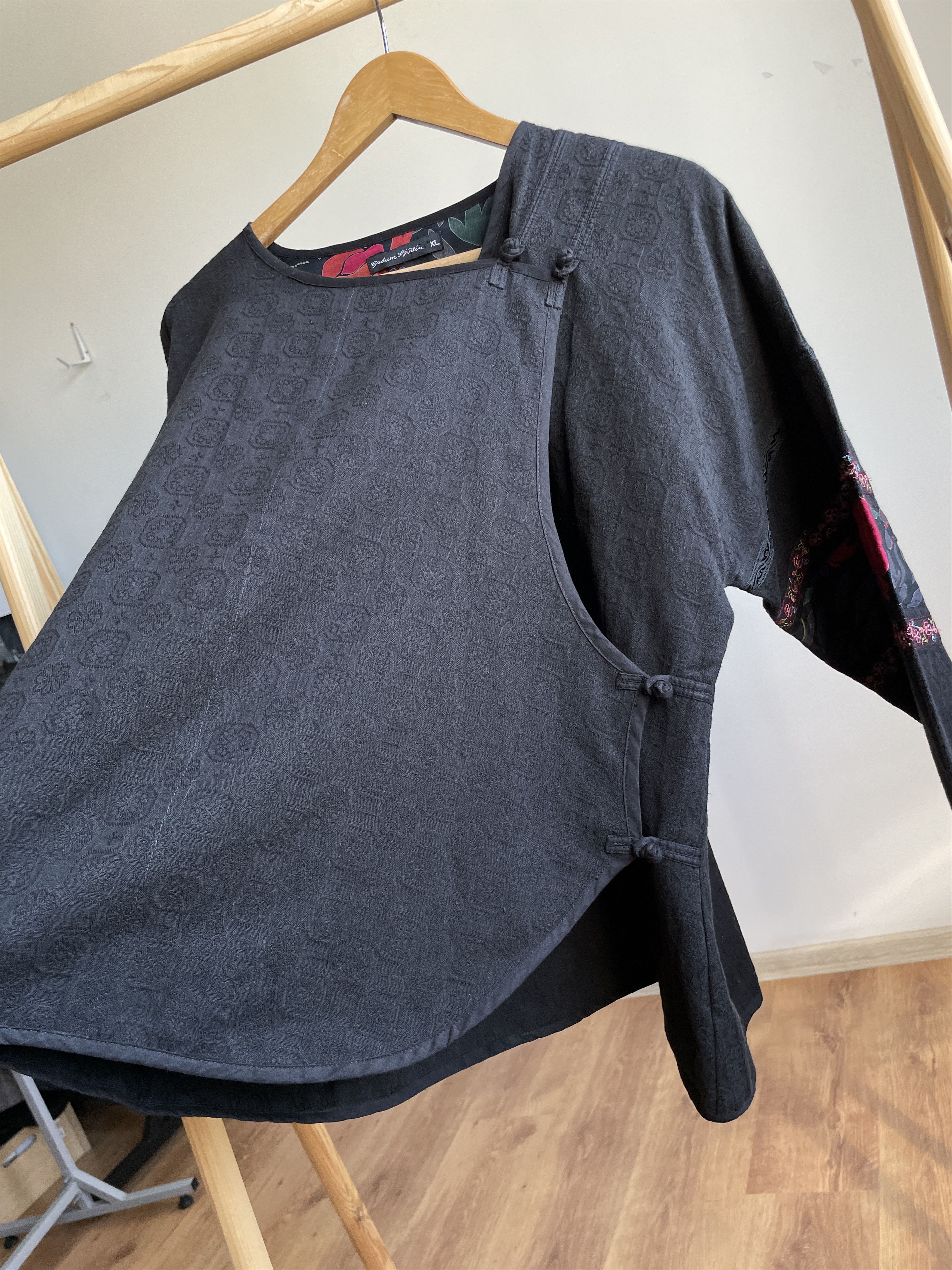 Gudrun Sjoden Gudrun Sjoden Womens Cotton Blend Kimono Jacket Size XL / US 12-14 / IT 48-50 - 6 Thumbnail