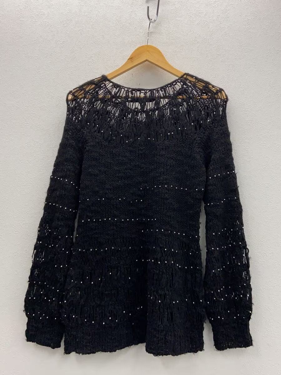 Hysteric Glamour Open Stitch Bead Wool Knit Sweater Size S / US 4 / IT 40 - 2 Thumbnail