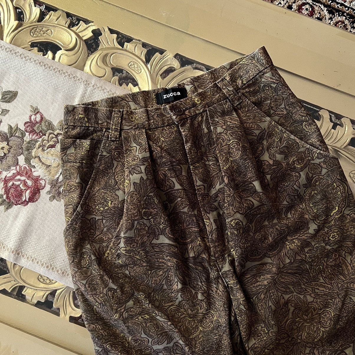 Zuca by Issey Miyake High Waist Floral Shorts