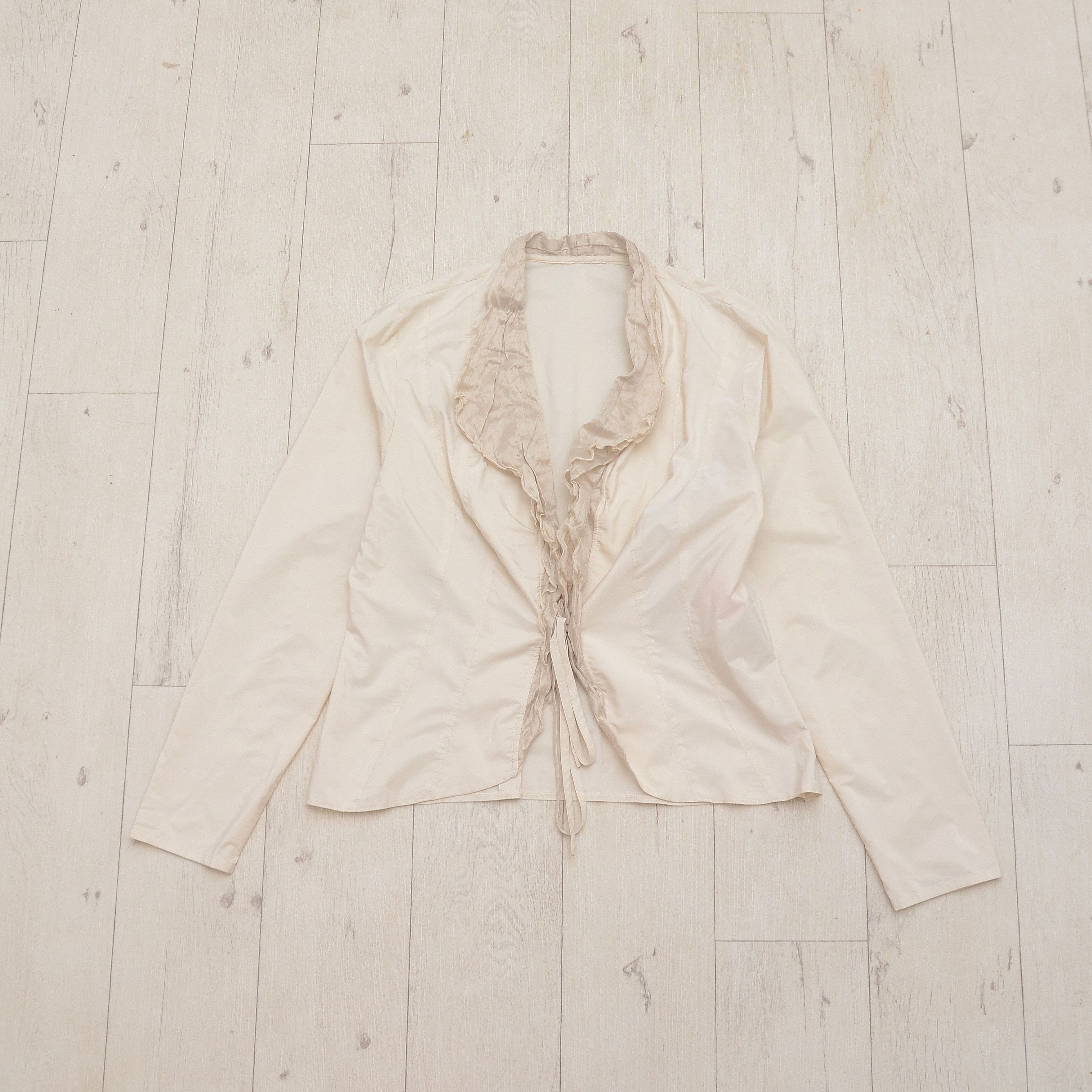 Other Vera Mont Women's 2 Piece Skirt Suit Y2k Ruffle Elegant Size 30" / US 8 / IT 44 - 2 Thumbnail