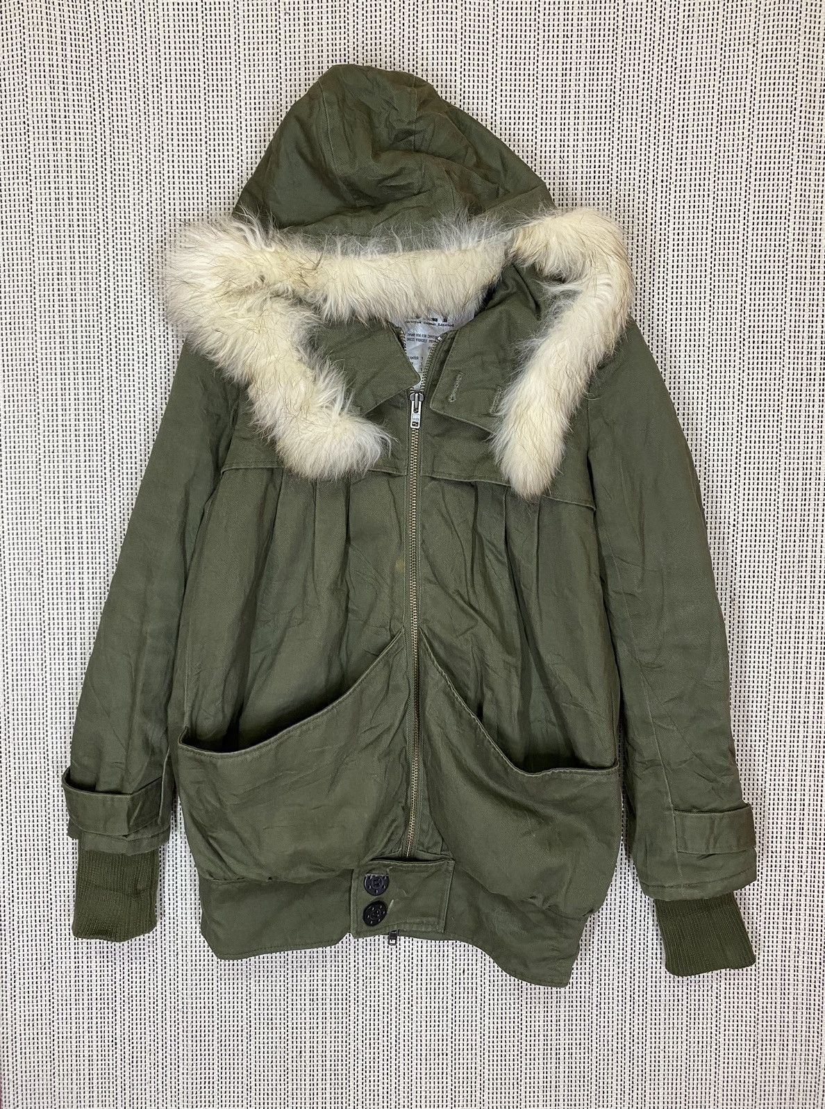 If Six Was Nine ‼️JAPANASE BRAND SLY PARKA MILITARY STYLE HOOD FUR VERY RARE‼️ Size US M / EU 48-50 / 2 - 1 Thumbnail