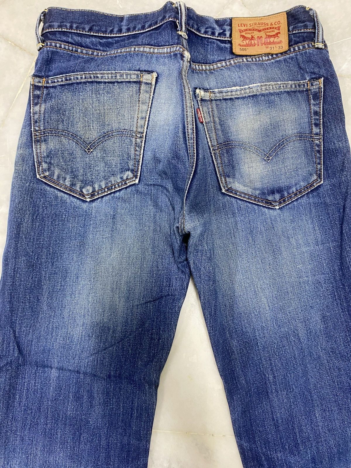 Levi's Size 31x26 Vintage Levis Distressed Jeans Faded Pants Denim Size US 31 - 17 Thumbnail