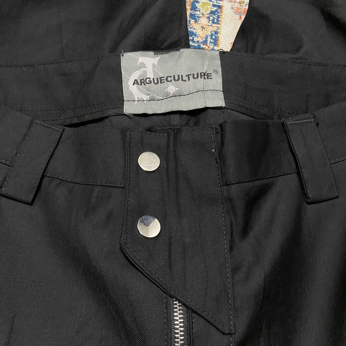 Japanese Brand Argueculture Y2K Grunge Zipp Slit Slighty Vertical Straight Size US 30 / EU 46 - 7 Thumbnail