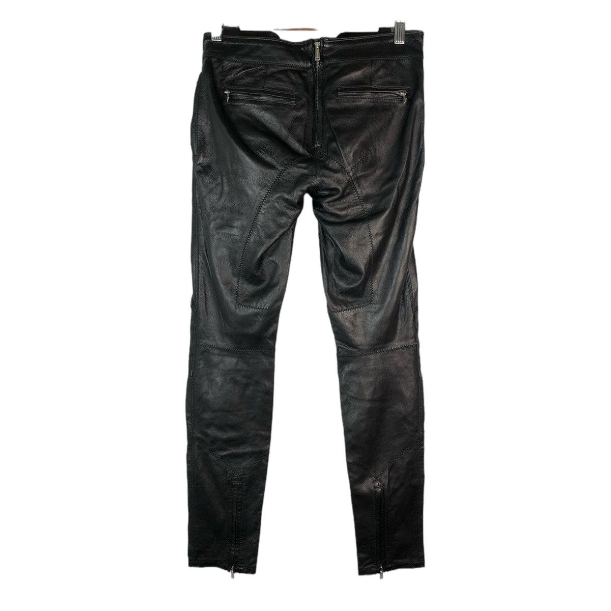 Dsquared2 Dsquared fw10 lamb leather biker pants | Grailed