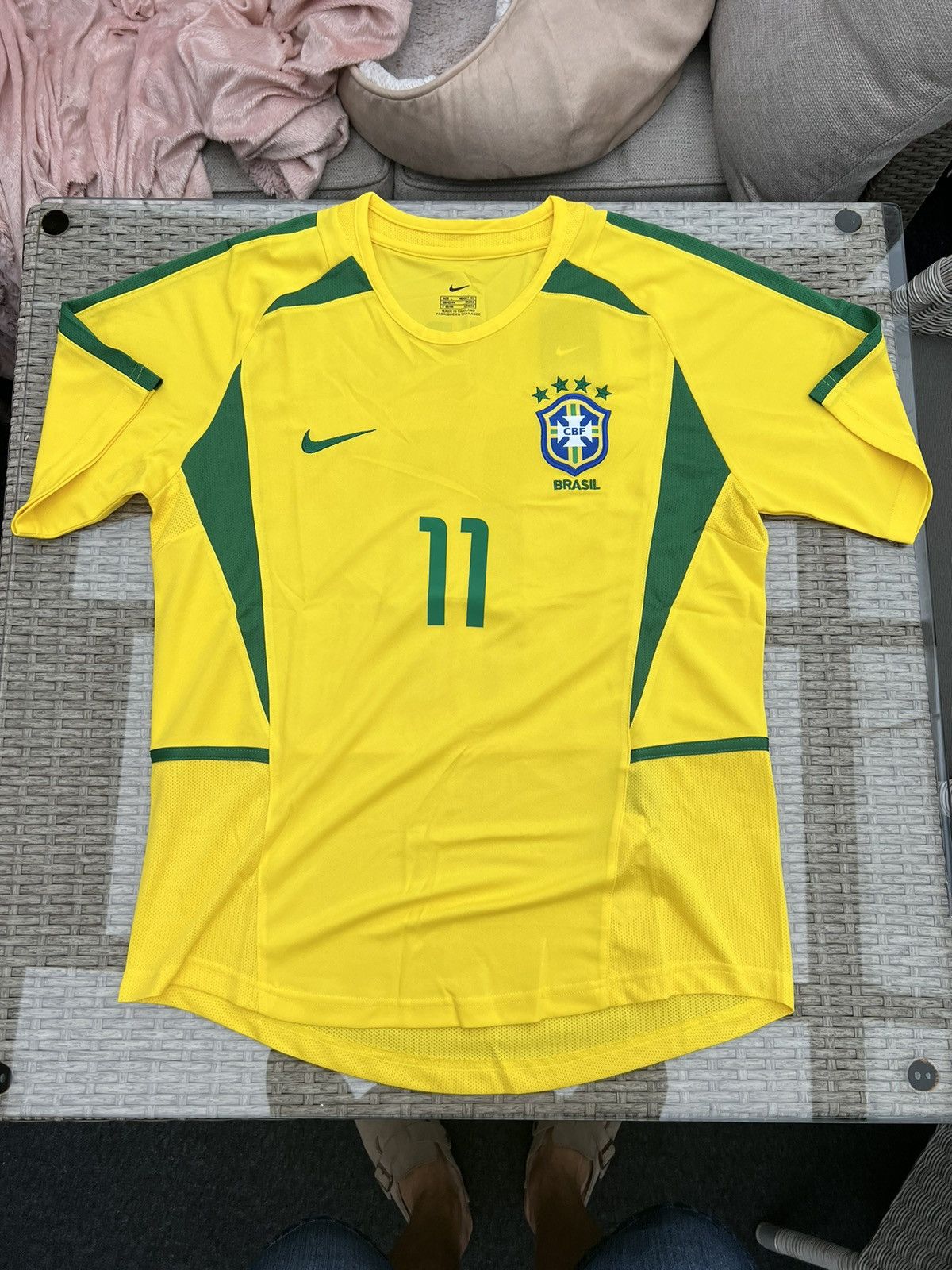 Nike Vintage Brazil 2002 / Ronaldinho #11 Jersey