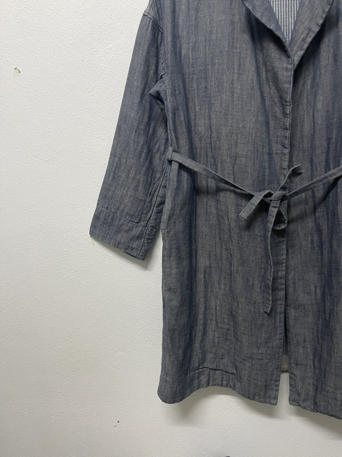 45rpm VINTAGE 45RPM INDIGO DYE CHORE LONG COTTON JACKET Size US L / EU 52-54 / 3 - 3 Thumbnail