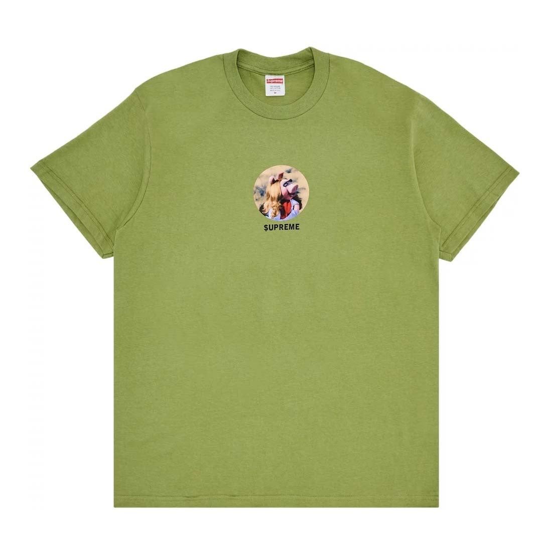 Supreme Miss Piggy Tee Moss Green Size US L / EU 52-54 / 3 - 1 Thumbnail