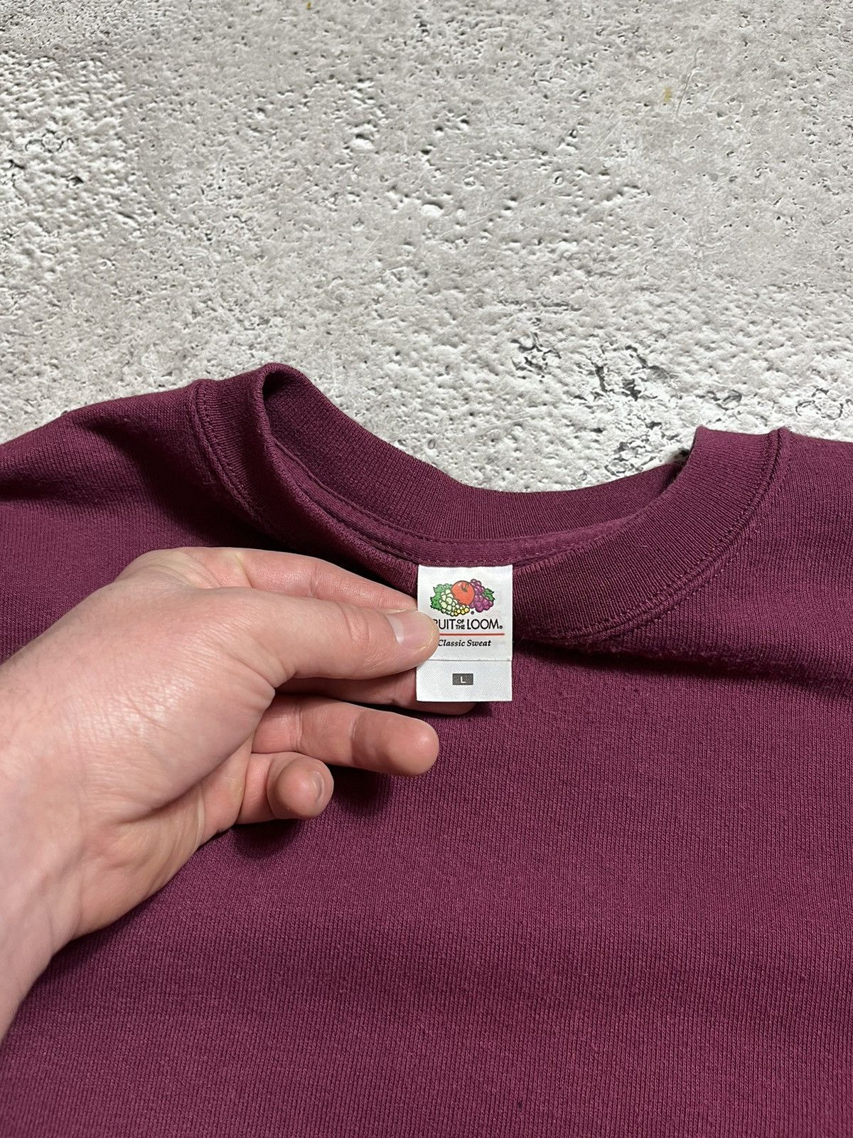 Fruit Of The Loom × Vintage Fruit of the Loom Sportswear Blank Sweatshirt Sweater Size US L / EU 52-54 / 3 - 5 Thumbnail