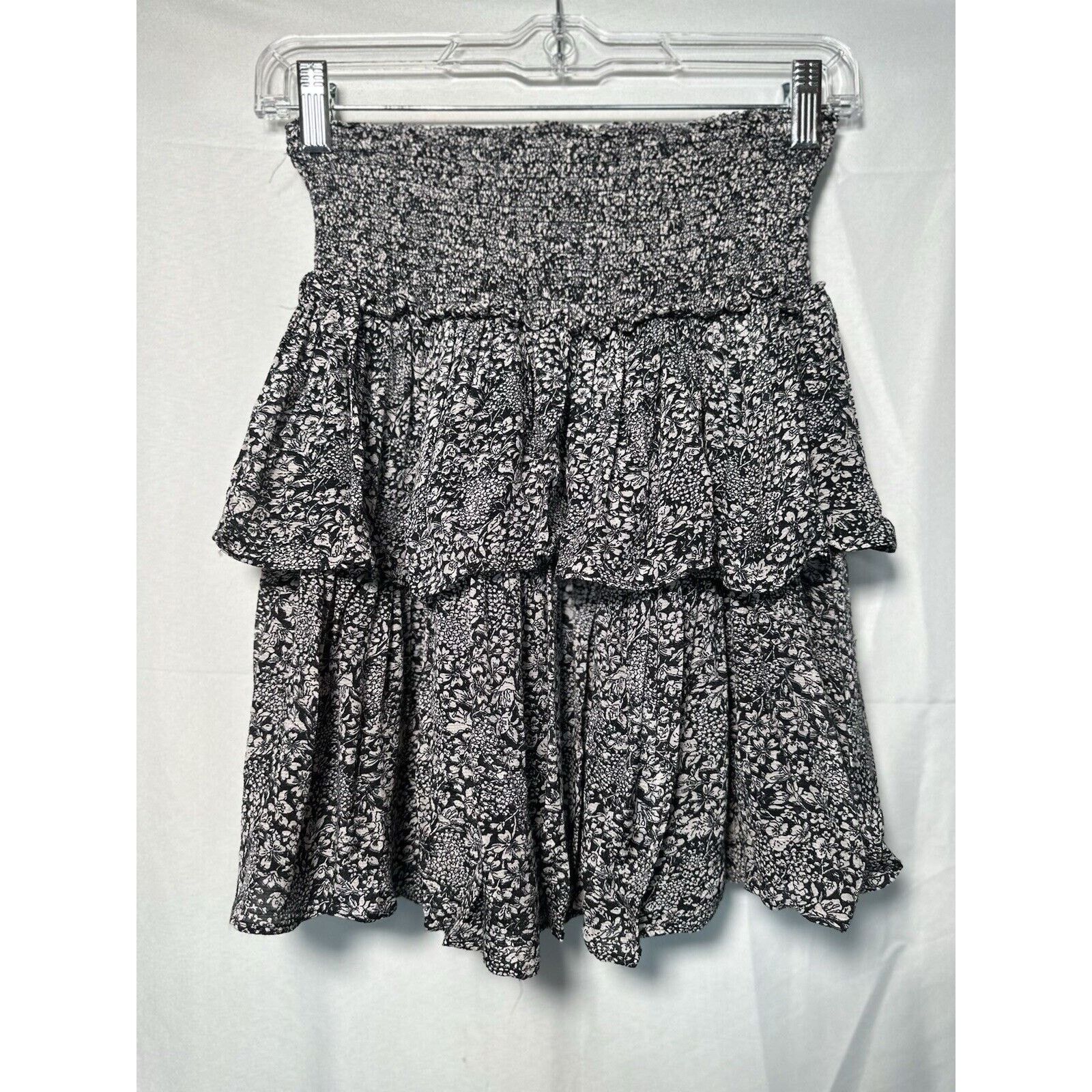 Anthropologie Anthropologie Mini Skirt S Whimsigoth Fairy Grunge Festival Size 28" / US 6 / IT 42 - 1 Thumbnail