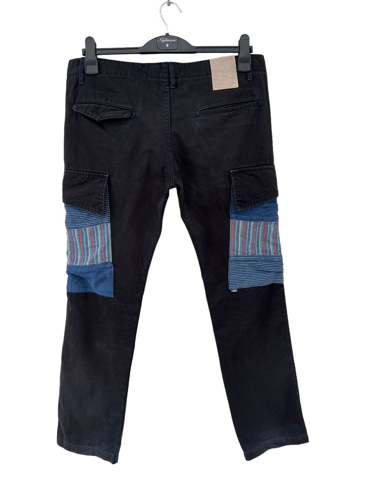 Vintage Vintage Swing Incomp Japan Hybrid Fade Black Cargo Trouser Size US 32 / EU 48 - 14 Thumbnail