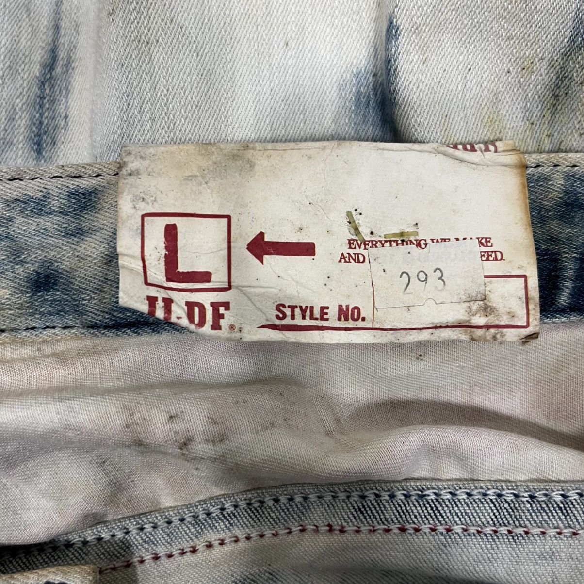 Jean Vintage ILDF Punk Distressed Motive Denim Size US 34 / EU 50 - 21 Thumbnail