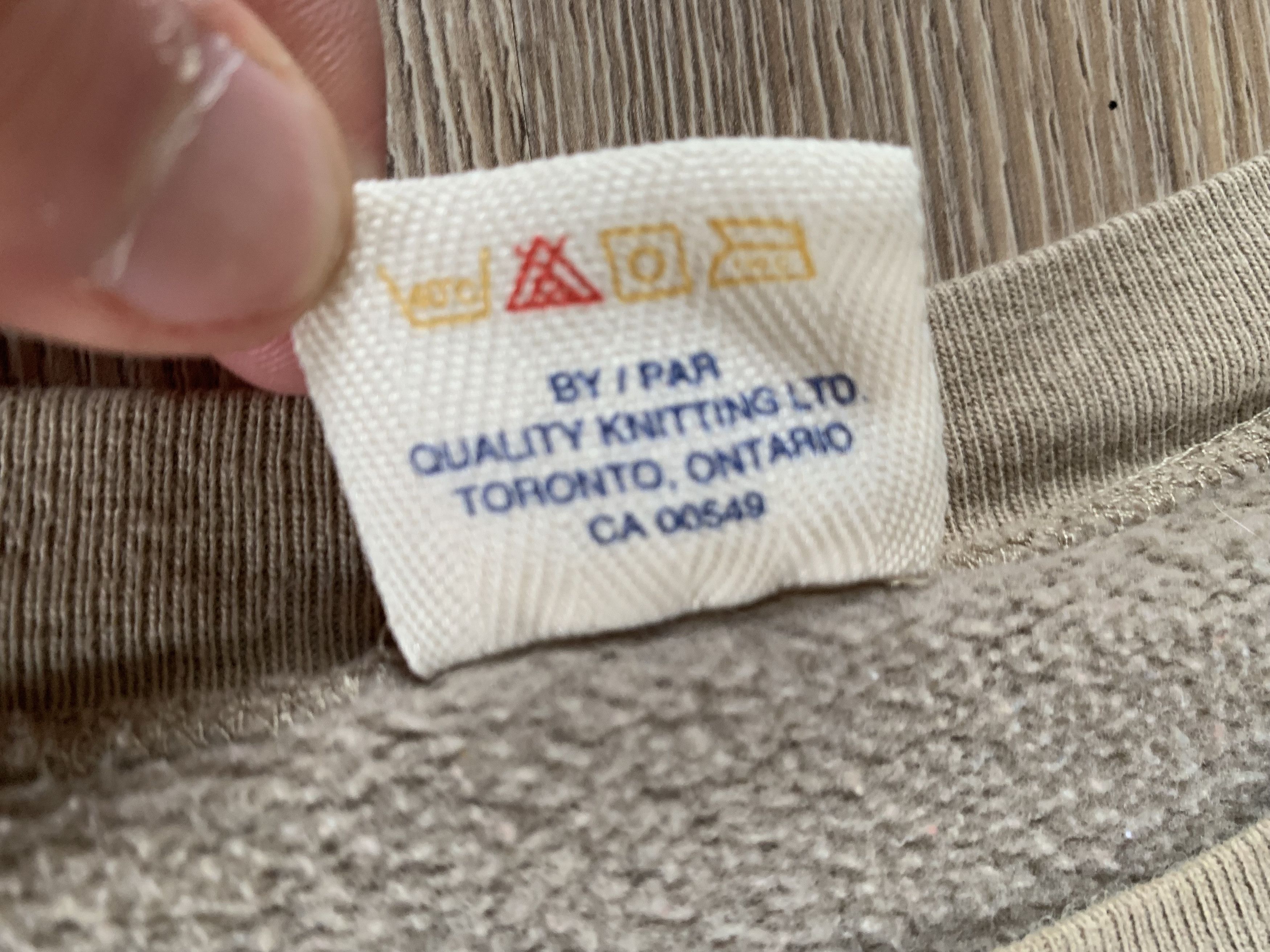 Designer × Vintage Florida Jasper Canada Beige Vintage Cotton Sweatshirt Size US M / EU 48-50 / 2 - 7 Thumbnail