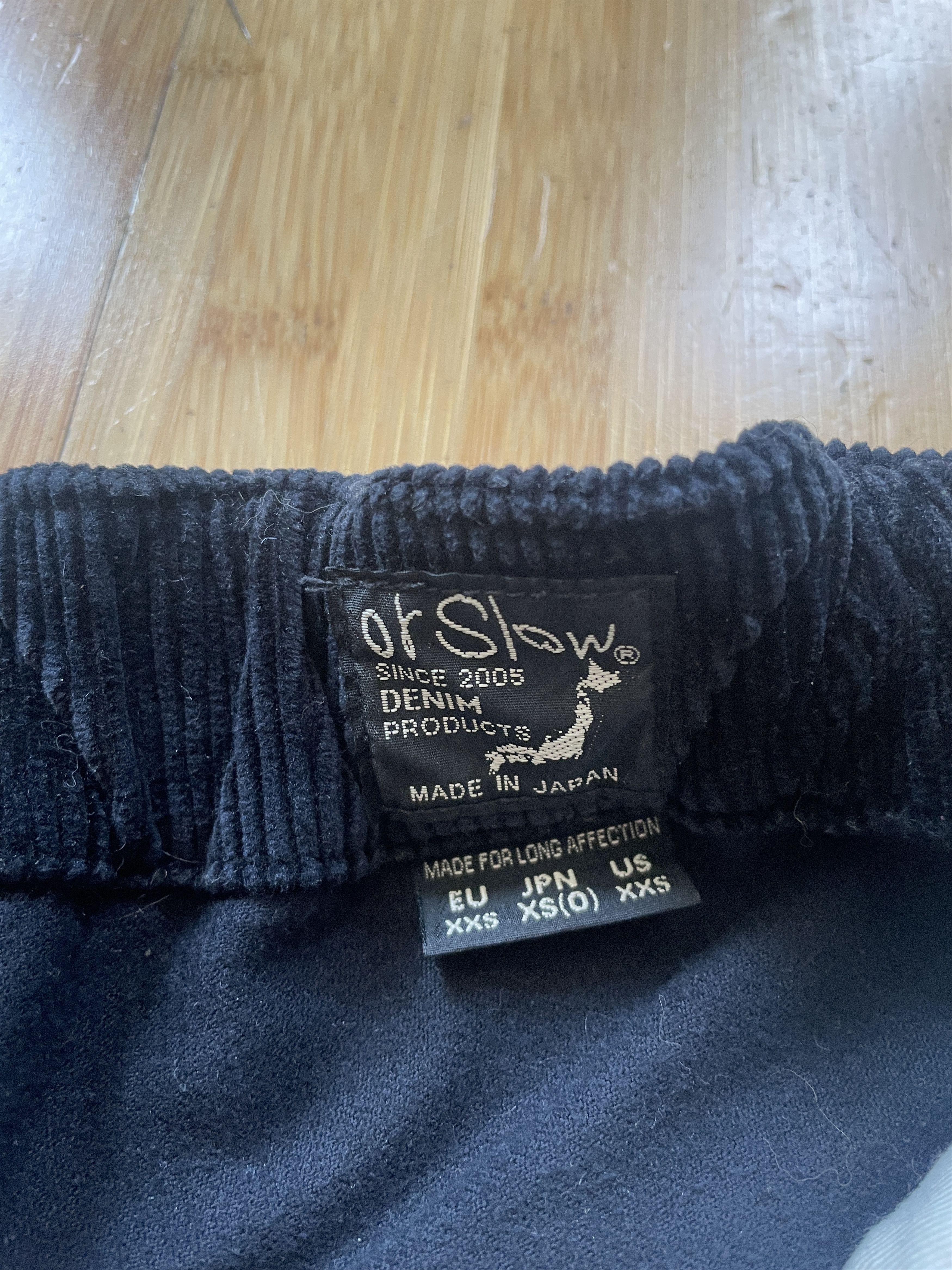 Orslow orSlow Corduroy New Yorker Pant, Navy Size US 30 / EU 46 - 4 Thumbnail