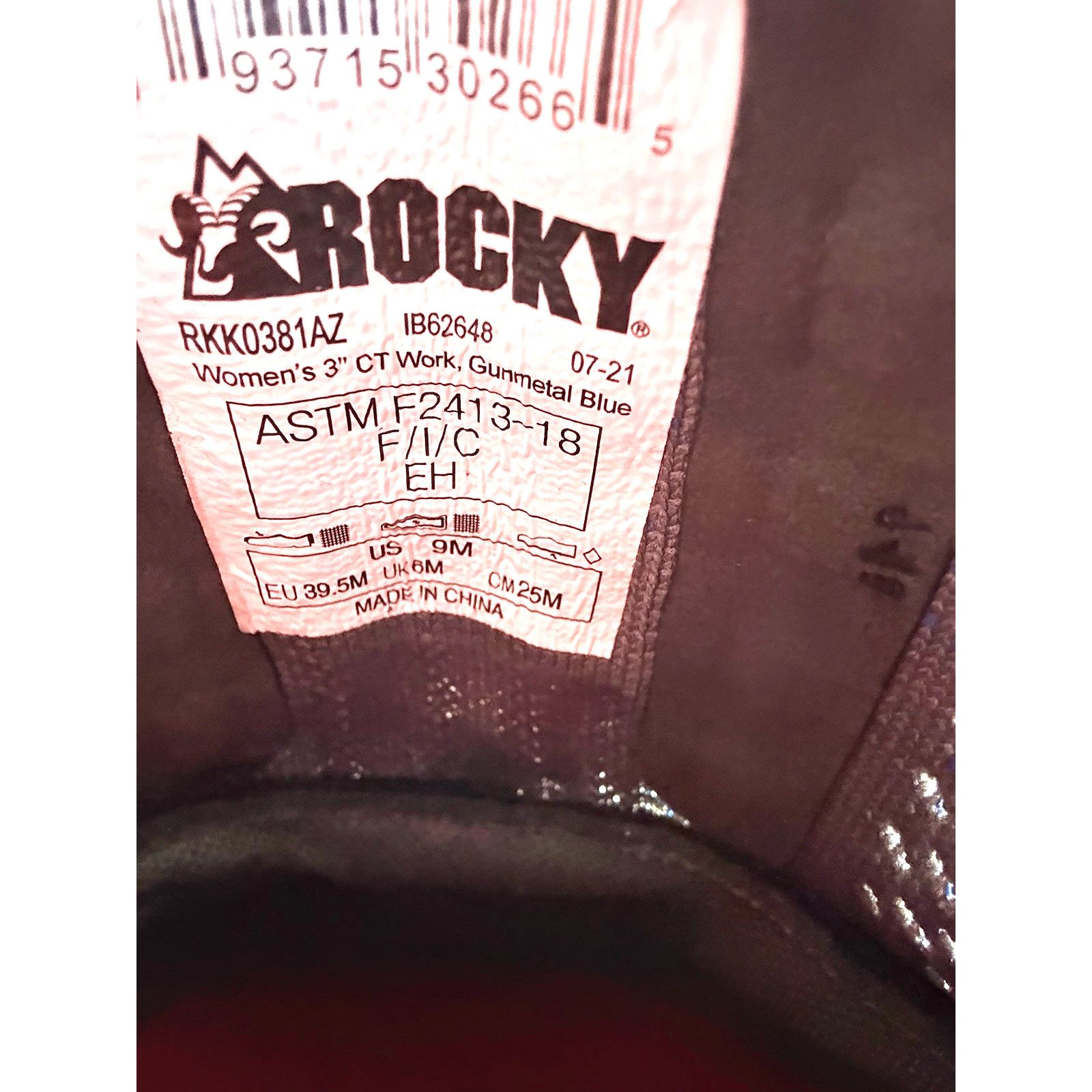 Rocky Rocky Safety Toe Sneakers Wo's Size 9M Size US 9 / IT 39 - 9 Thumbnail