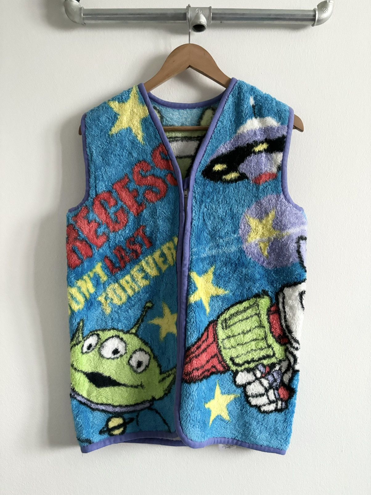 Disney Rare Design Toy Story Buzz Lightyer Fur Vest Disney Pixar Size US S / EU 44-46 / 1 - 4 Thumbnail