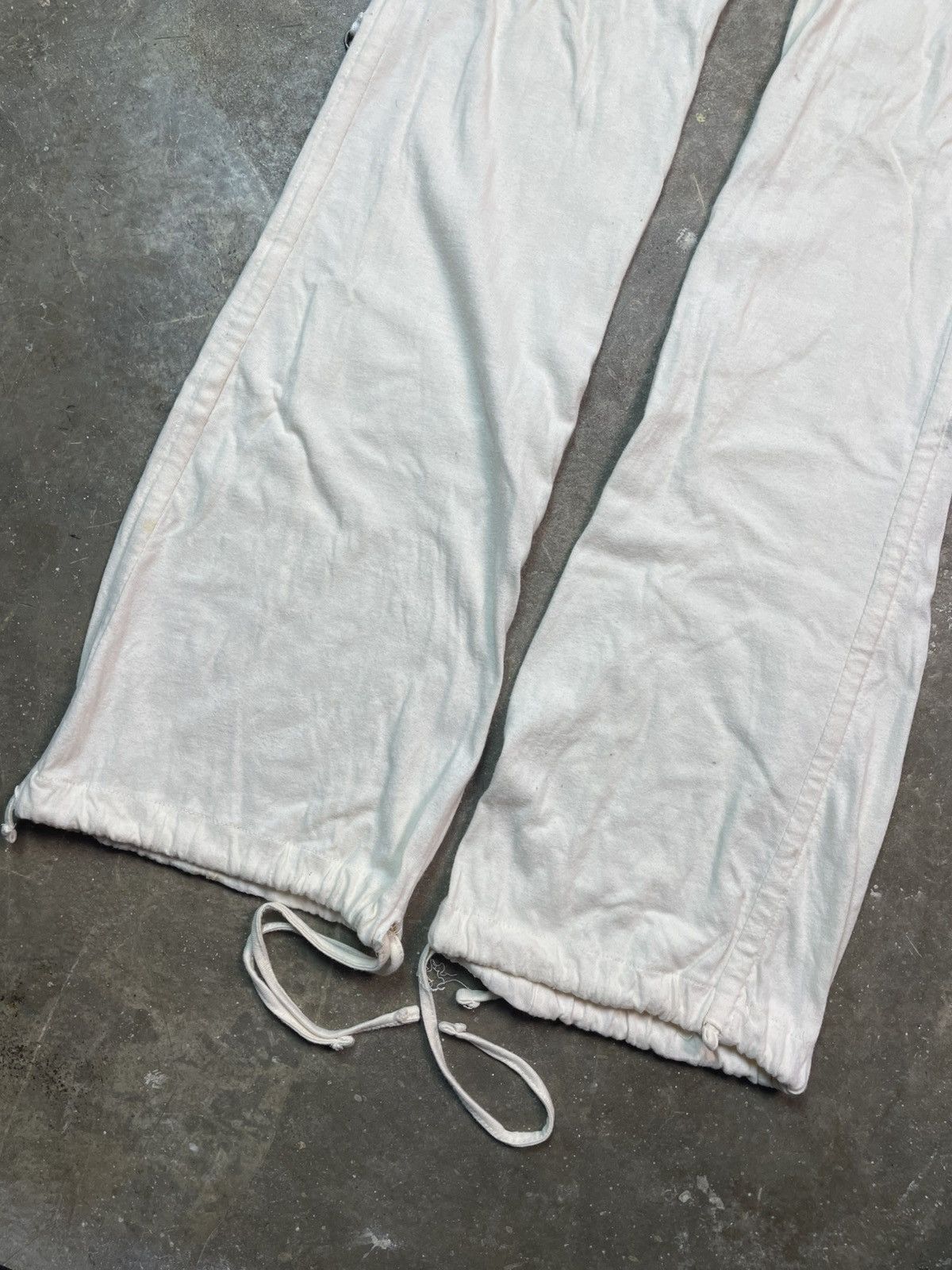 GOA G.O.A Flare Distressed Archive Military SweatPants Size 26" / US 2 / IT 38 - 5 Thumbnail