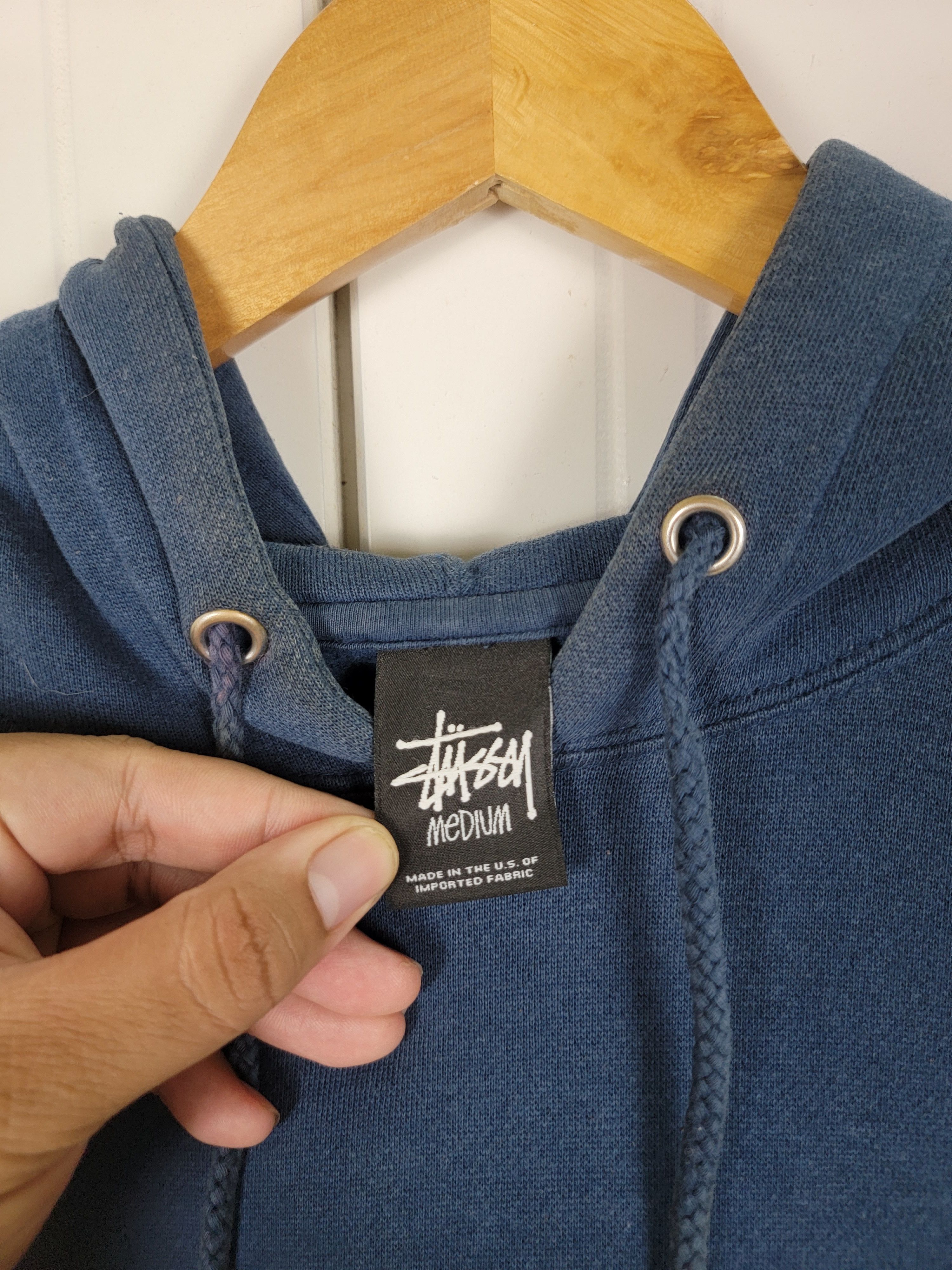 Stussy × Vintage Vintage Stussy Signature Hoodies Size US M / EU 48-50 / 2 - 8 Thumbnail
