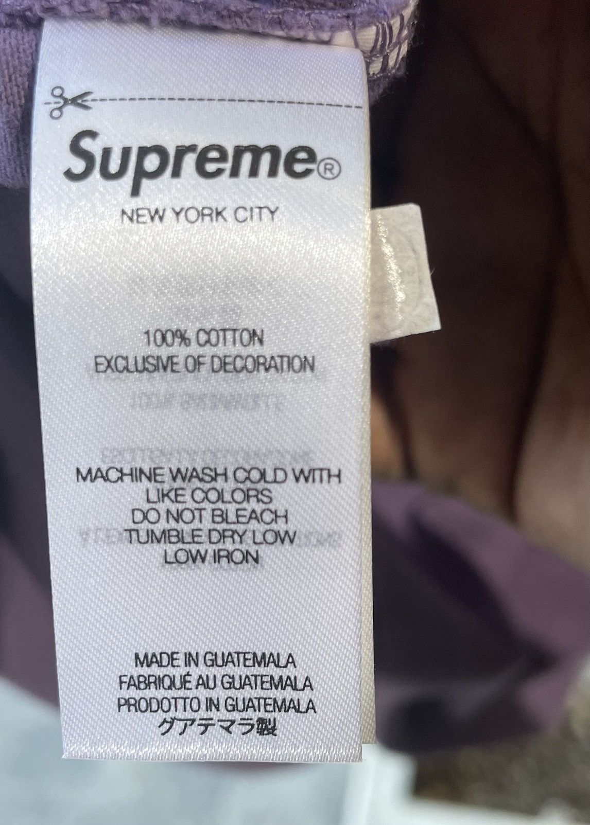 Supreme Supreme Washed Tag S/S Top Size US S / EU 44-46 / 1 - 4 Thumbnail