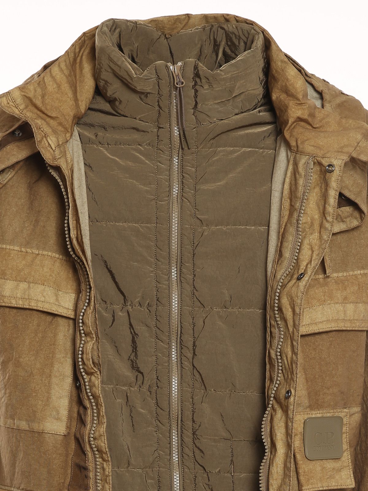 C.P. Company o1y1224 Logo Hooded Jacket in Camel Size US S / EU 44-46 / 1 - 3 Thumbnail