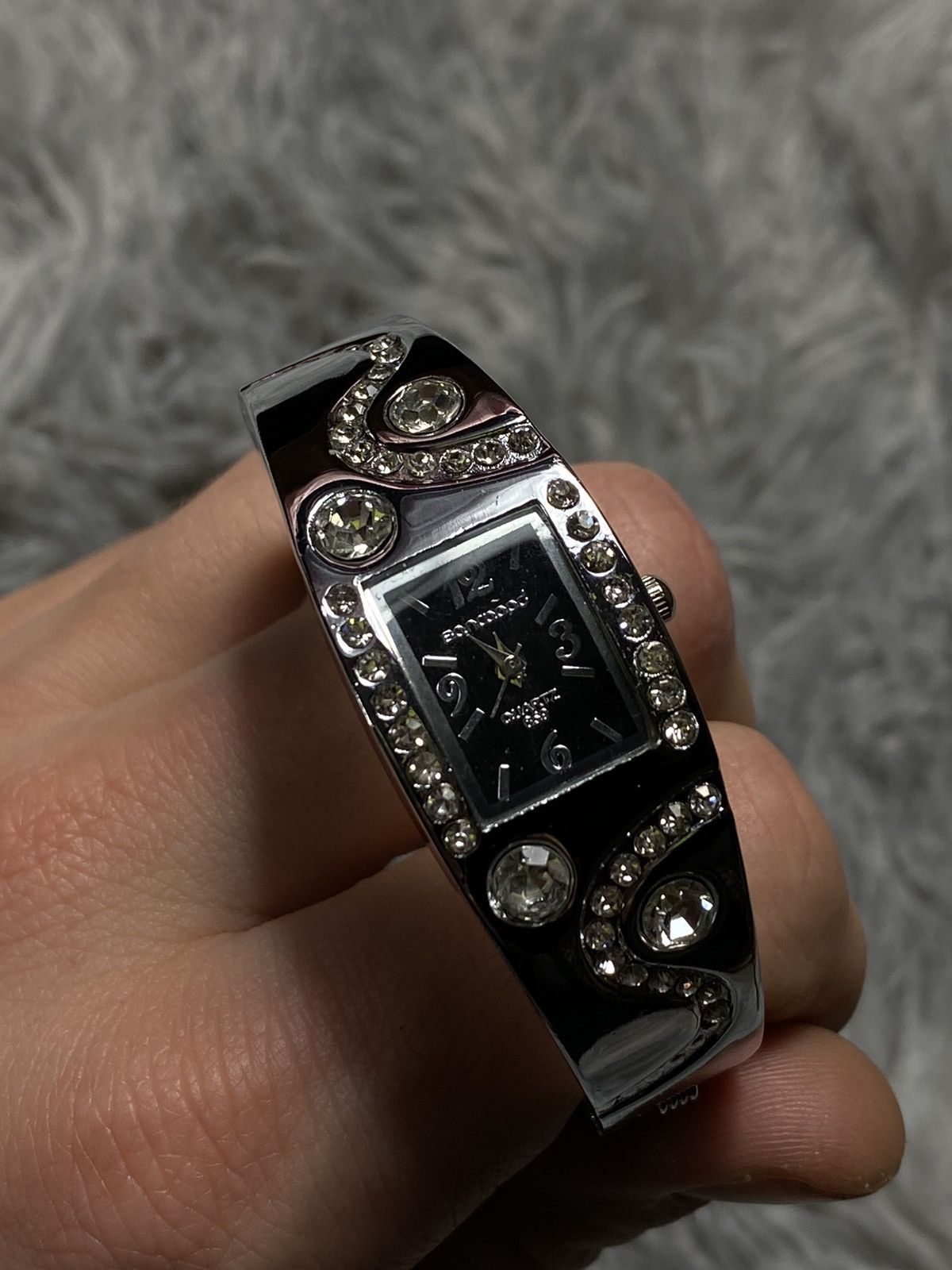 Jewelry Elegant Rhinestone Bracelet Watch - Japanese Brand Size ONE SIZE - 10 Thumbnail