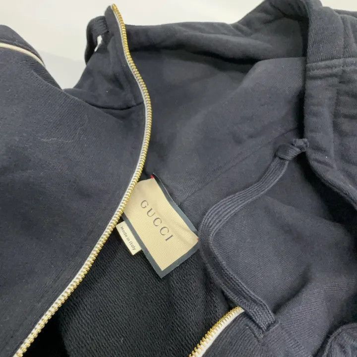 Gucci Gucci Gucci Half-Zip Knit Cotton Hoodie for Men -2506 Size US S / EU 44-46 / 1 - 7 Thumbnail