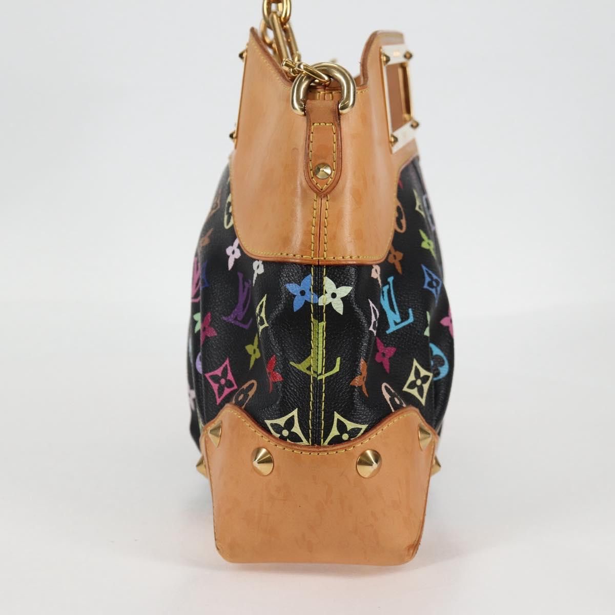 Louis Vuitton LOUIS VUITTON Monogram Multicolor Judy MM Bag Black M40256 Size ONE SIZE - 3 Thumbnail