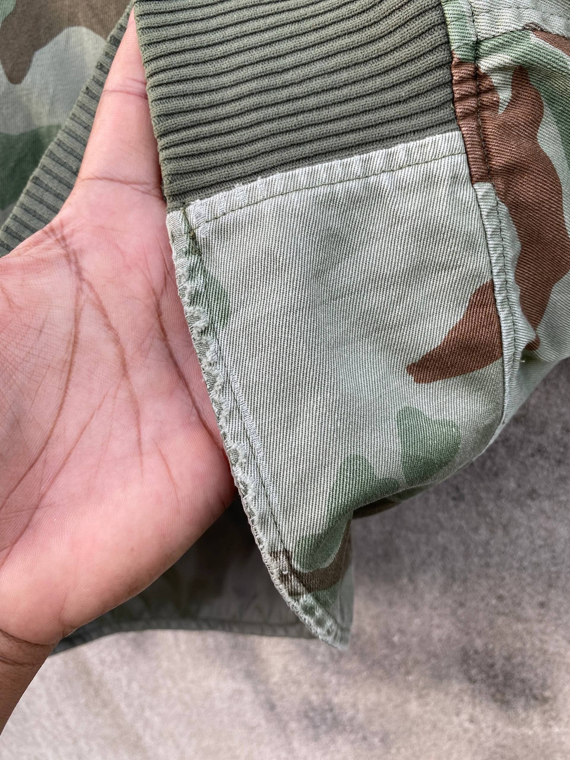 Vintage Vintage 80s Reversible MA-1 Bomber Jacket Camo/Sage Green Size US M / EU 48-50 / 2 - 10 Thumbnail