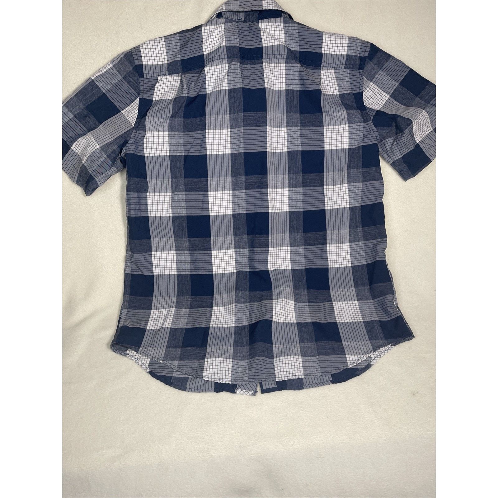 Orvis Orvis Shirt Men's MED Blue Plaid Button down short sleeve Size US M / EU 48-50 / 2 - 4 Thumbnail