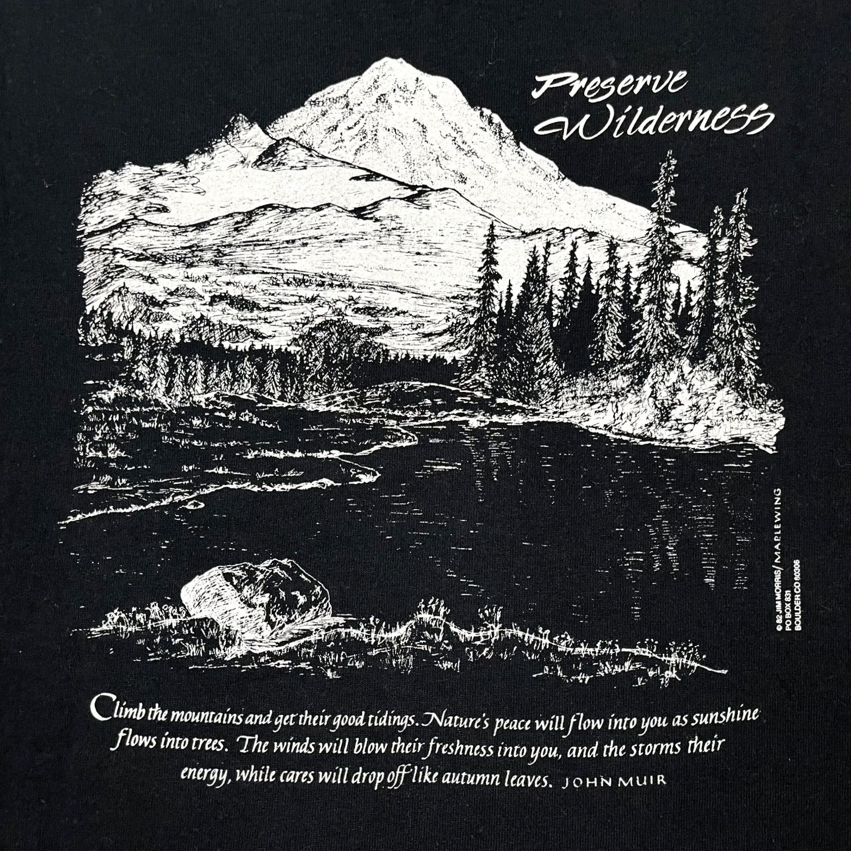 Anvil VINTAGE Jim Morris Shirt Mens M Black Grizzly Bear Nature Wildlife Made in USA Size US M / EU 48-50 / 2 - 4 Thumbnail