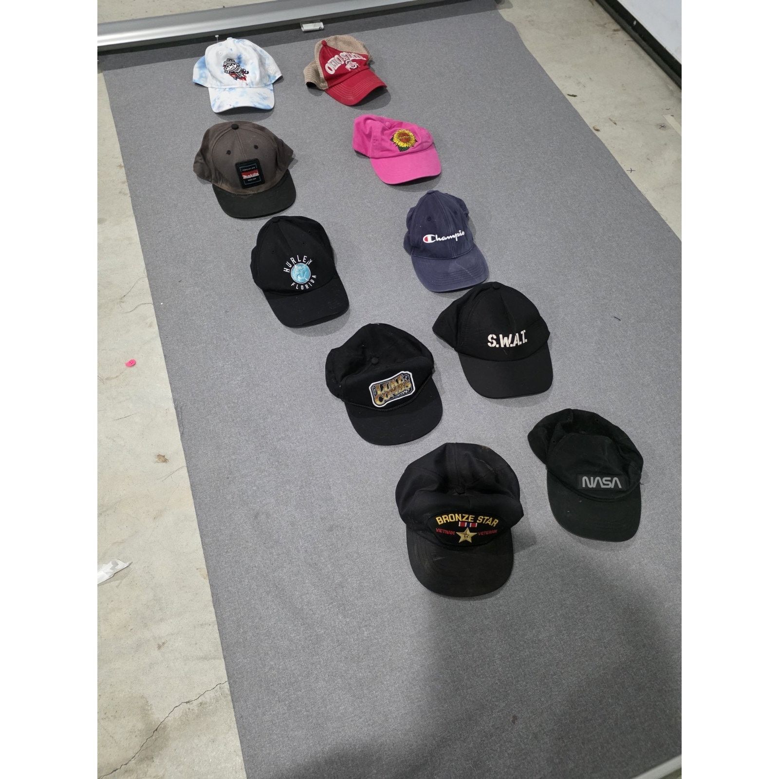 Other 10 Vintage Trucker Hat Lot Snapback 80s 90s Y2K USA Size ONE SIZE - 2 Thumbnail