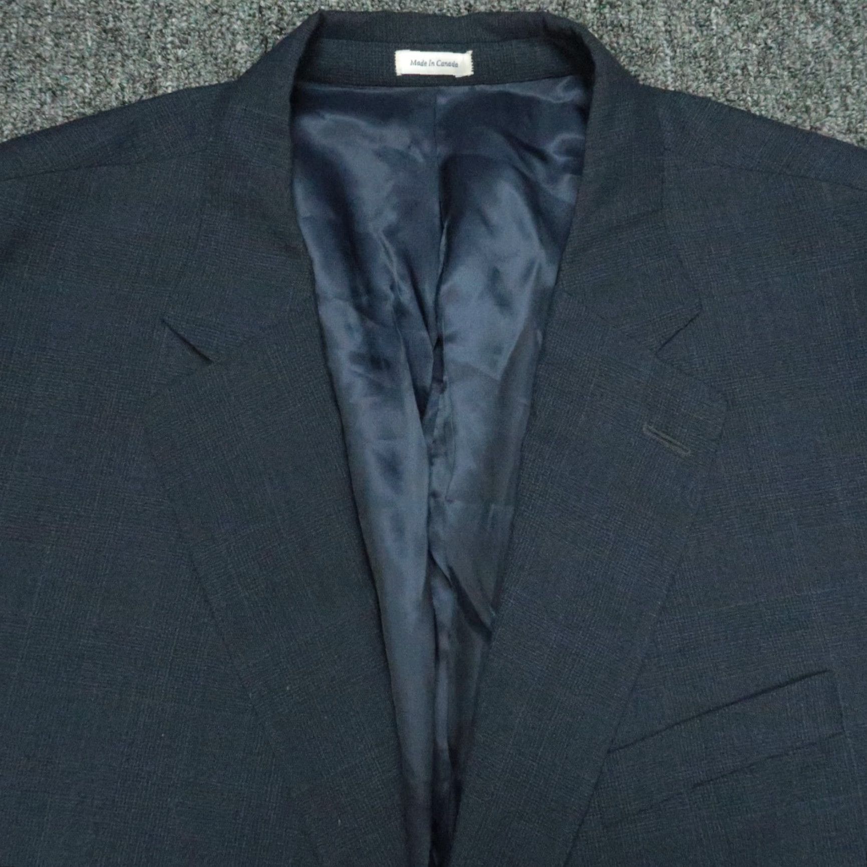 Peter Millar Peter Millar Blazer Men 50T Blue Wool Formal Double-Vented Sport Coat Jacket Size 50R - 2 Thumbnail