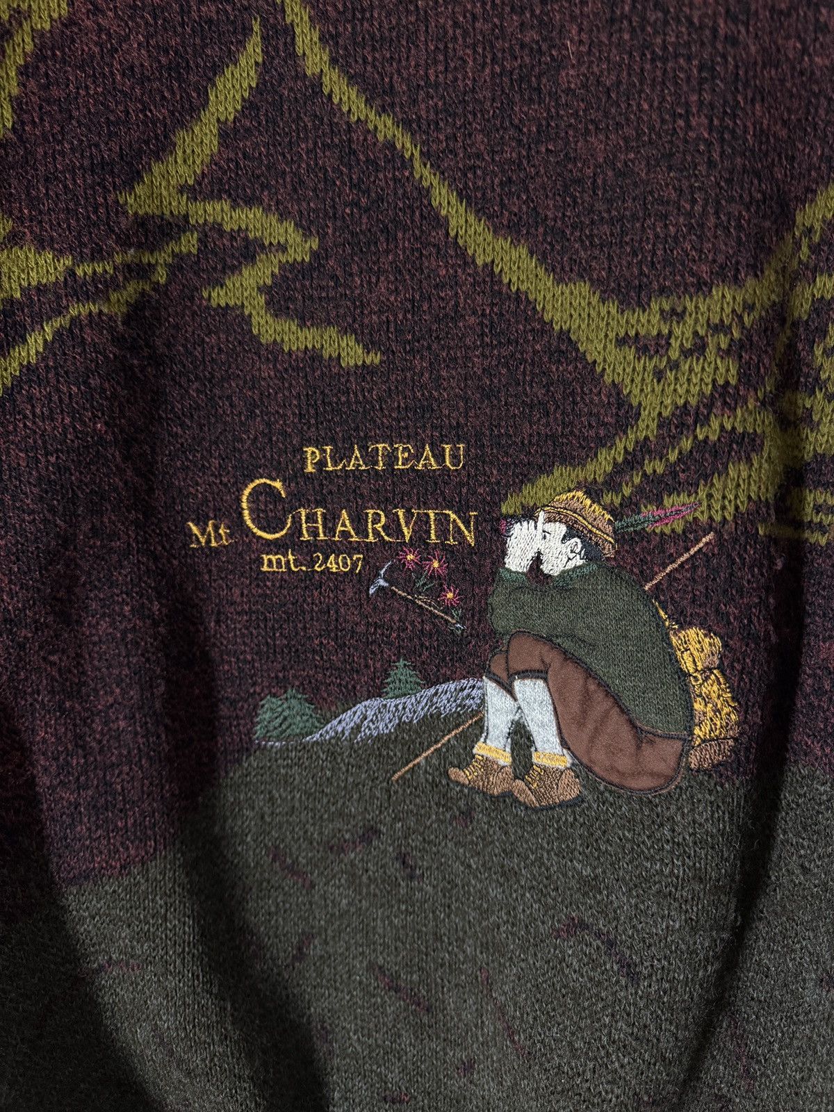 Vintage Vintage 90s avantgarde knit sweater Size US L / EU 52-54 / 3 - 3 Thumbnail