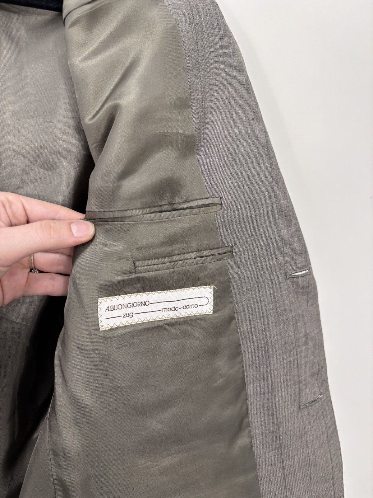 Ermenegildo Zegna Ermenegildo Zegna Centoventimila Men’s Wool Blazer Jacket Size 40R - 17 Thumbnail