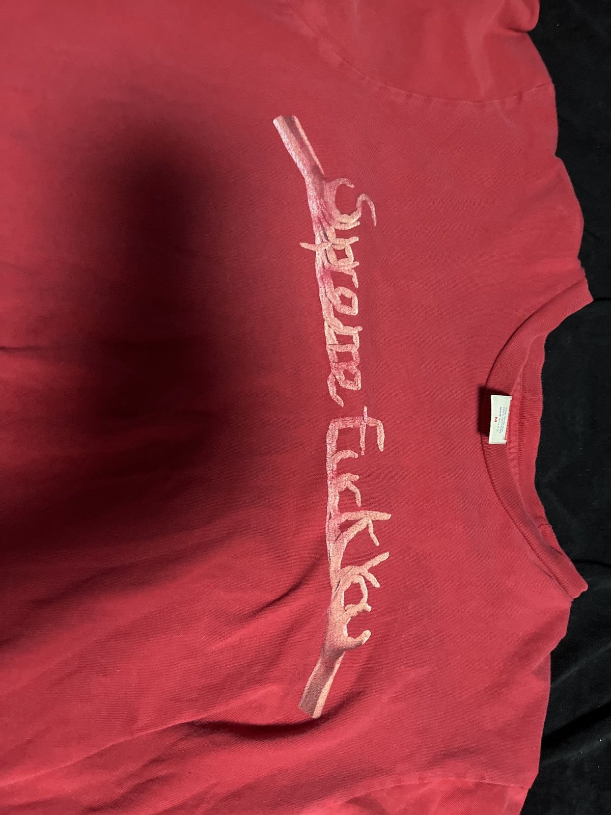 Supreme × Vintage FW18 Supreme Fuck You Finger Tee Size US M / EU 48-50 / 2 - 2 Thumbnail