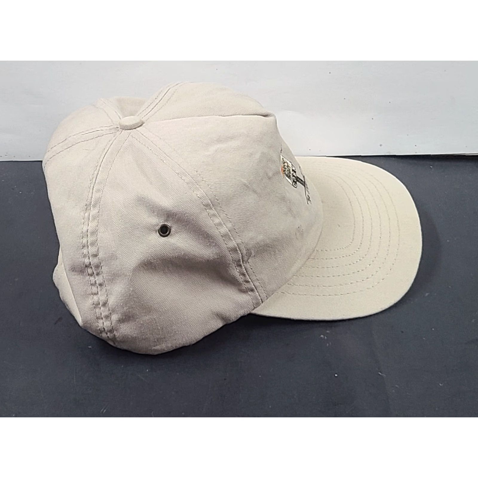 Vintage VINTAGE Swingster USA Dekalb Seed Trucker Hat Farmers Roundup Ready Corn Cap Men Adjustable Beige Cotton 90s USA Work Patch Hat Mens Size ONE SIZE - 5 Thumbnail