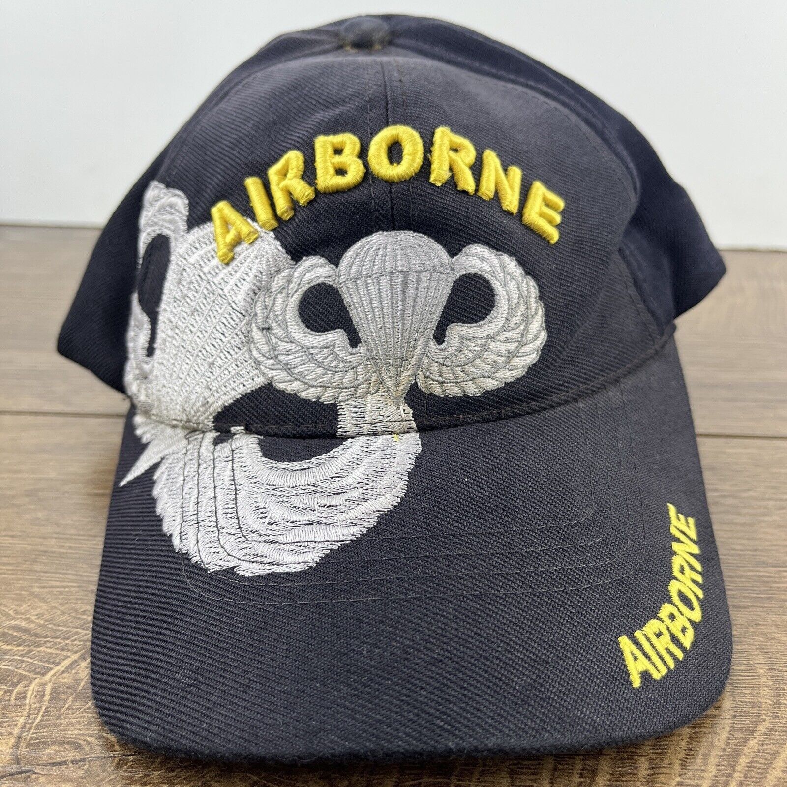 Other Airborne Hat ABN Hat Blue Hat Adjustable Adult Size Hat Cap Size ONE SIZE - 3 Thumbnail