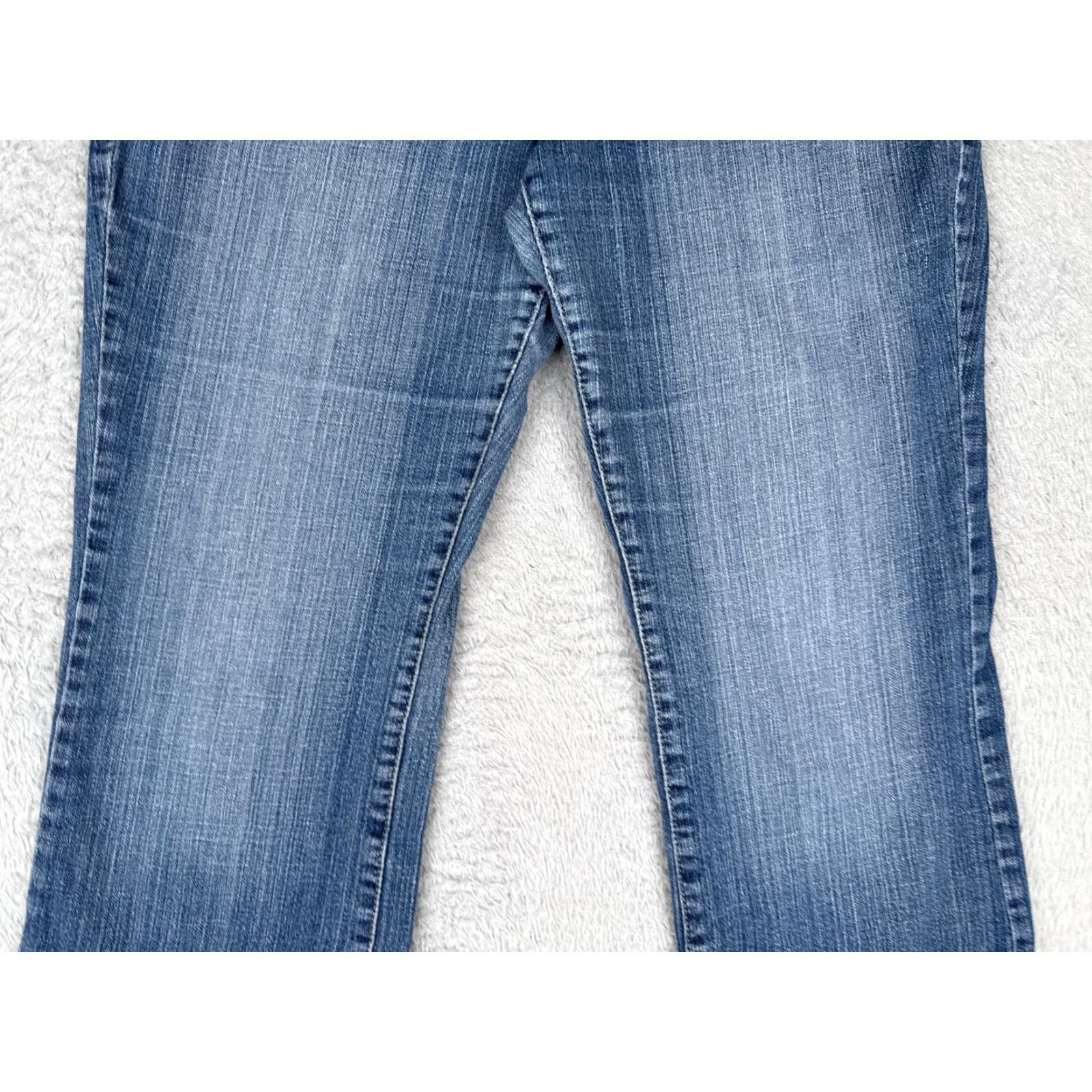 Nine West Nine West Jeans Womens 14/31 Blue Denim Straight Leg Stretch Mid Rise Zip Fly Size 36" / US 14 / IT 50 - 3 Thumbnail