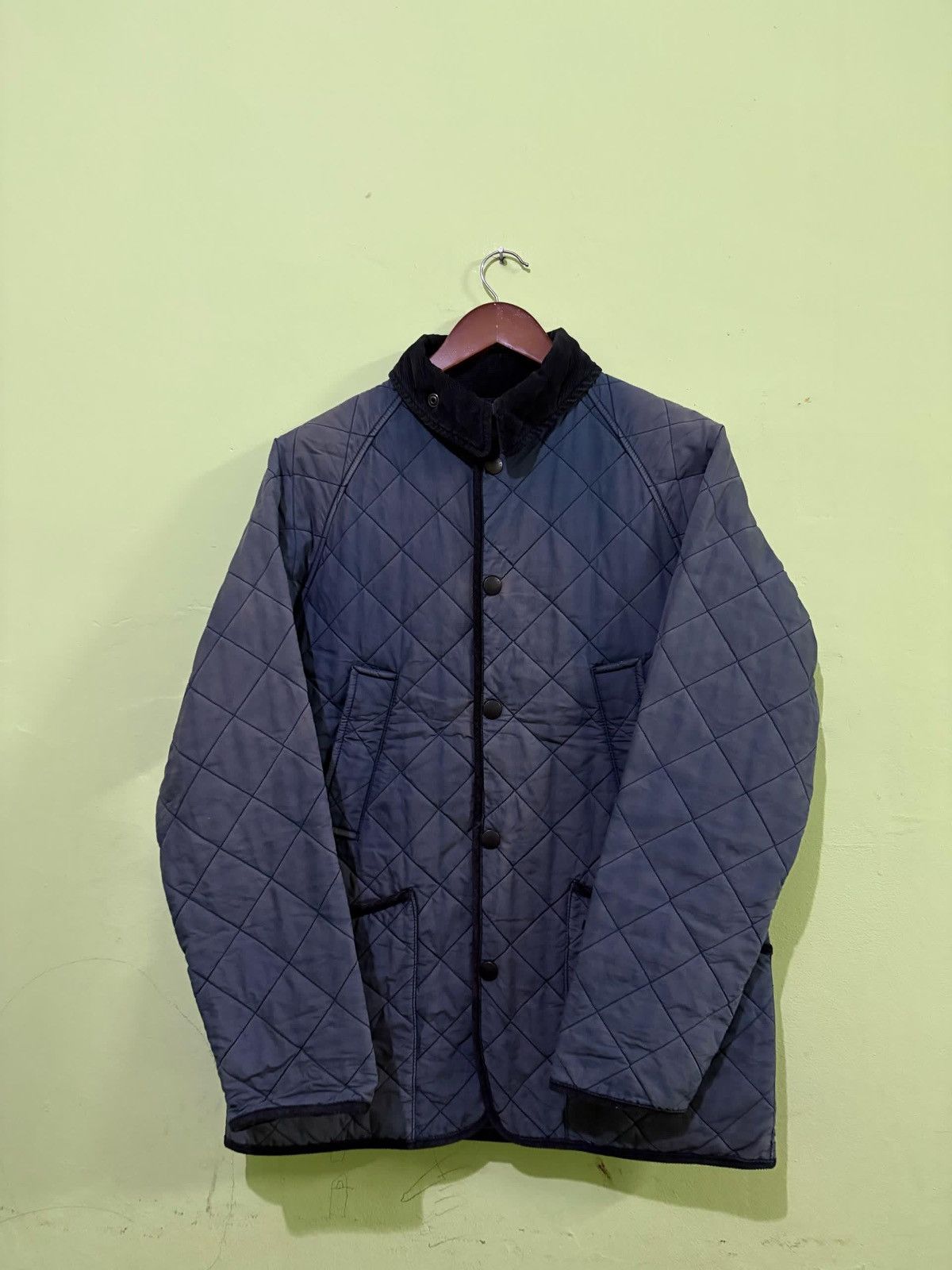Barbour VTG Barbour Bedale Quilted Wax Jacket Four Pocket Design Size US S / EU 44-46 / 1 - 1 Thumbnail
